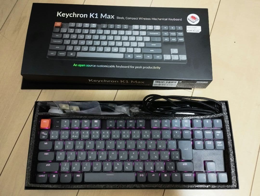 Keychron K1 Max JIS配列（K1M-H1-JIS）