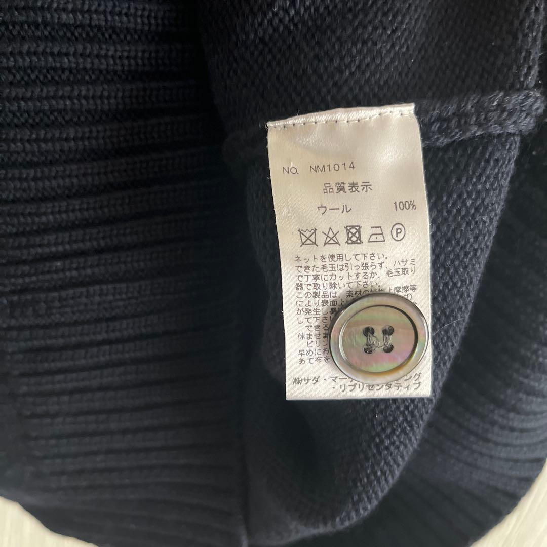 シュン様　Maker's Shirt鎌倉　スタンドカラーカーディガン　ネイビー