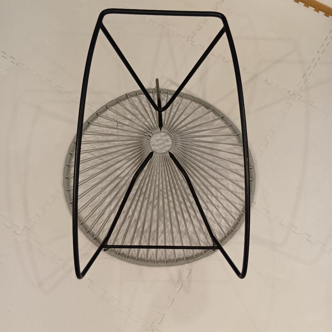 さる！！アカプルコ ロッキングチェア　グレー