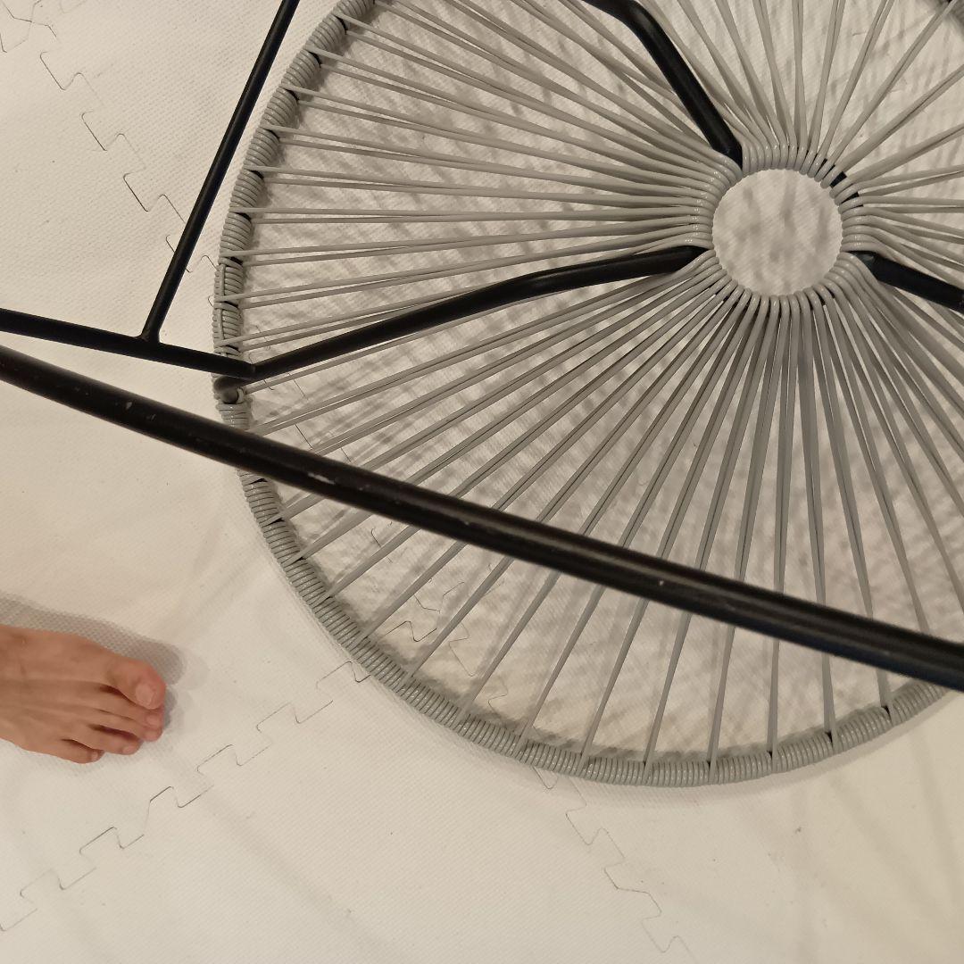 さる！！アカプルコ ロッキングチェア　グレー