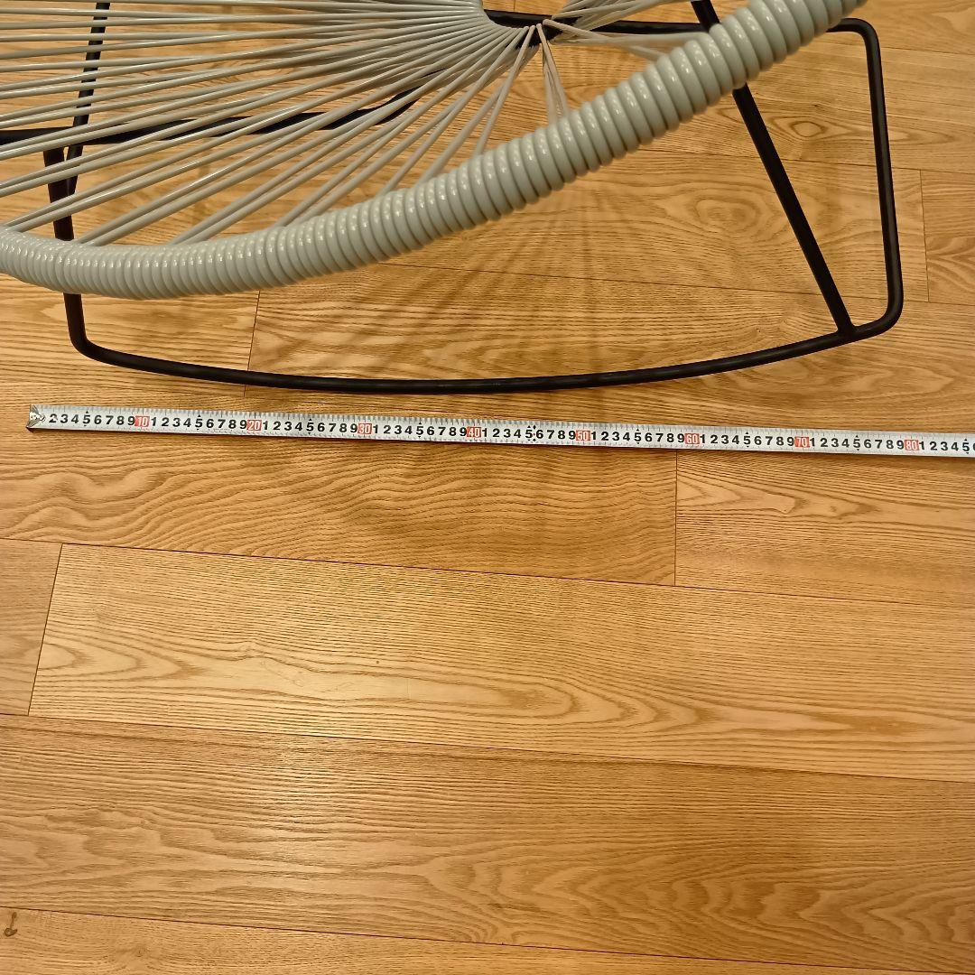 さる！！アカプルコ ロッキングチェア　グレー