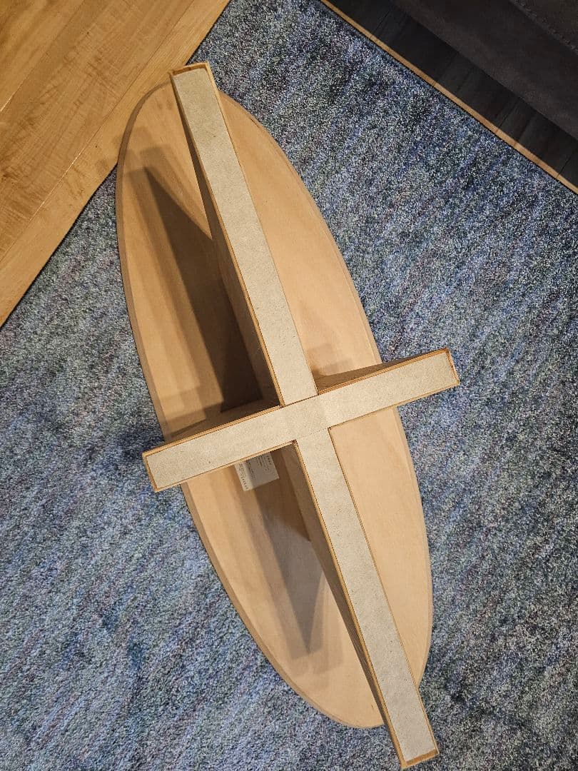 希少サーフボード・ナチュラルウッド センターテーブル