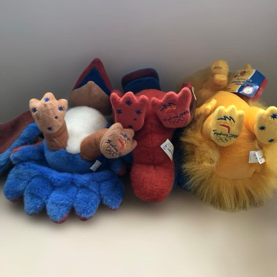 2000年シドニー オリンピック 公式マスコット ぬいぐるみ 3点セット