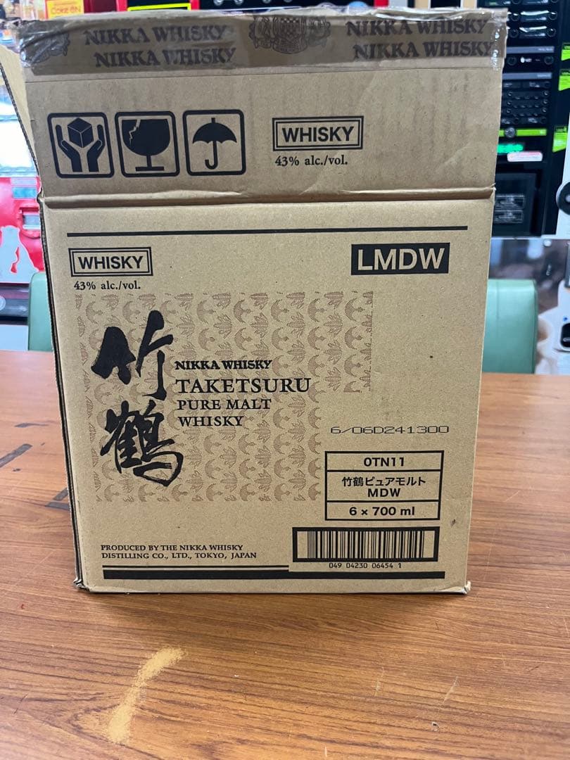 ニッカ 竹鶴 ピュアモルト ウイスキー 化粧箱入り