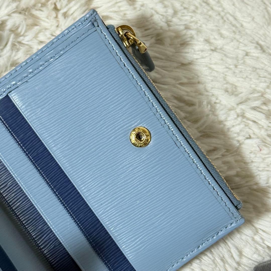 ⭐️新品未使用⭐️　PRADA　1ML024　二つ折り財布　レザーウォレット