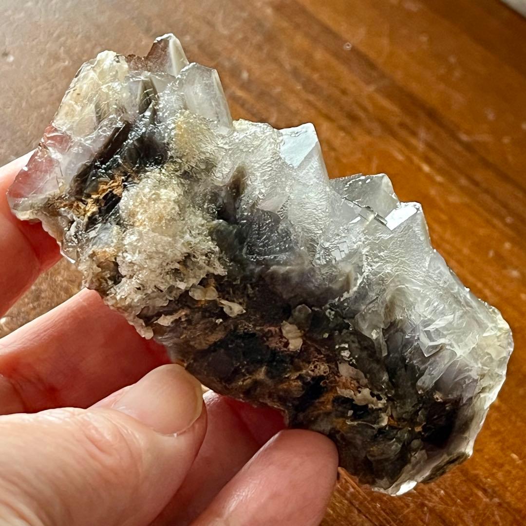 ゾーニング フローライト グレー 561.25ct 一点物 蛍石 原石 鑑賞石