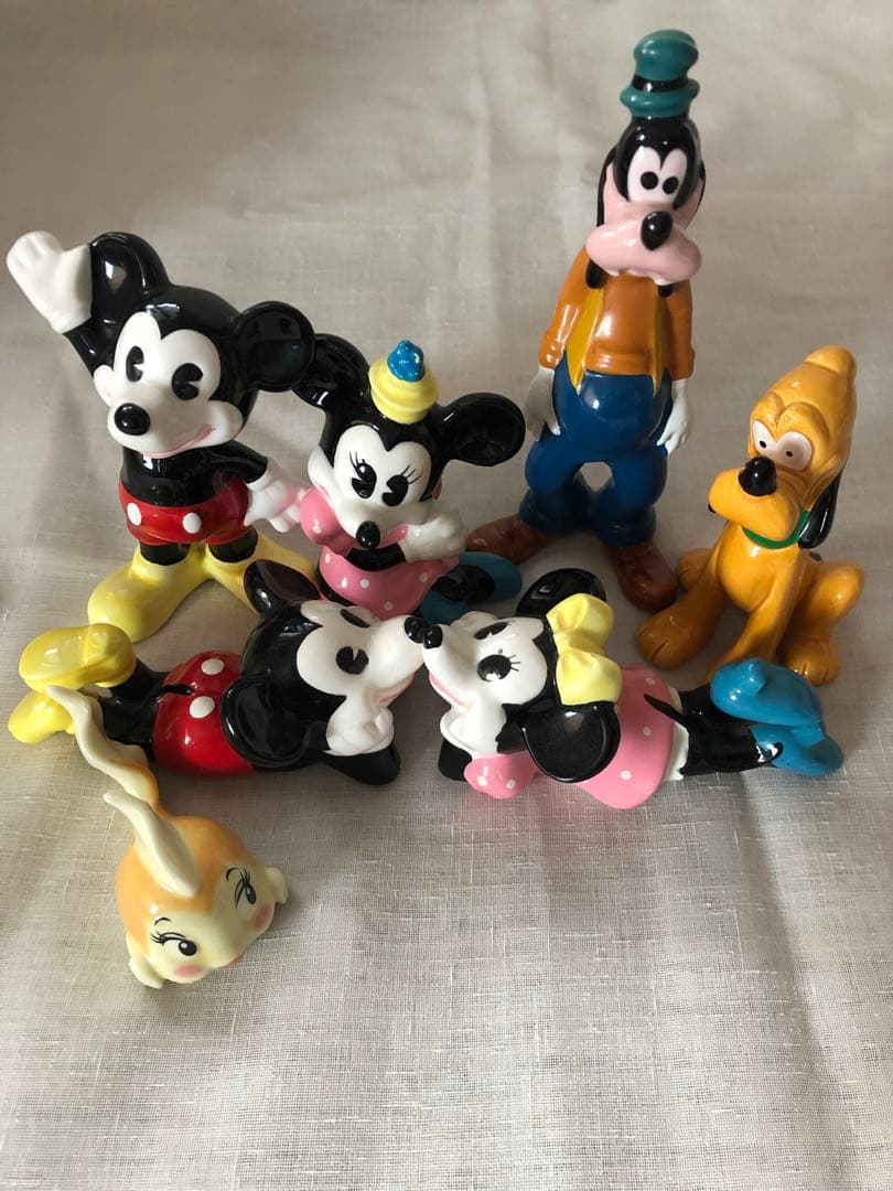 ディズニーキャラクター 陶器フィギュア 約20体セット