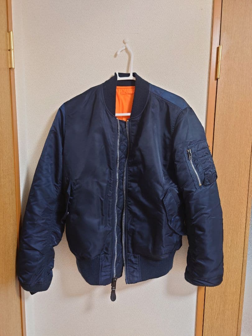 アルファ MA-1 Mサイズ ネイビーブルー