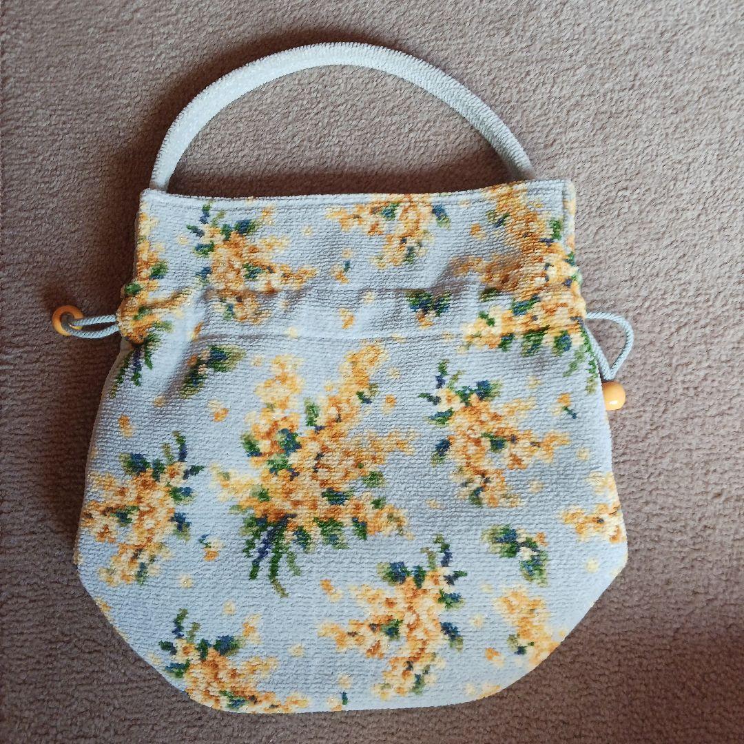 フェイラー ミモザ ソラーレ巾着バッグ