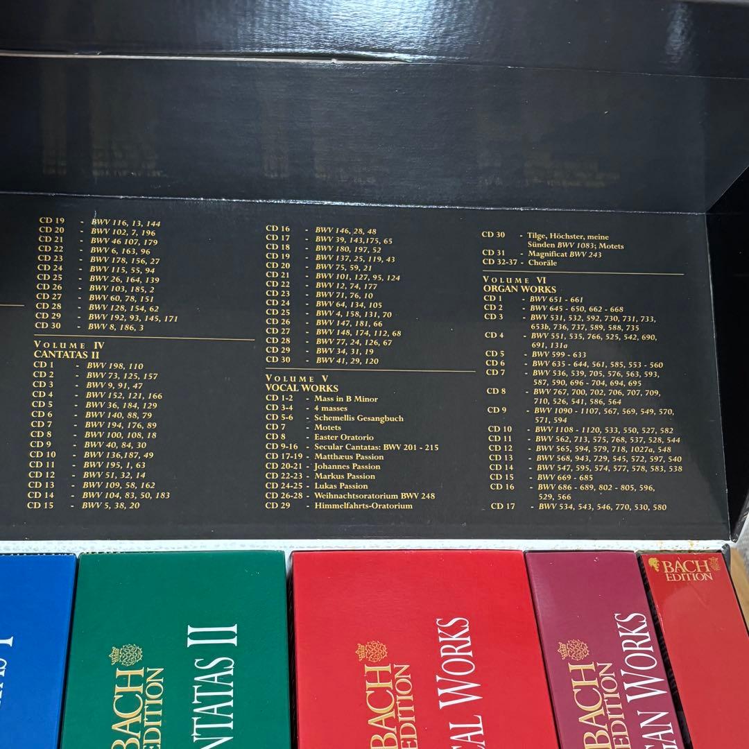 【未使用】　バッハ全集　CD160枚 Bach complete edition