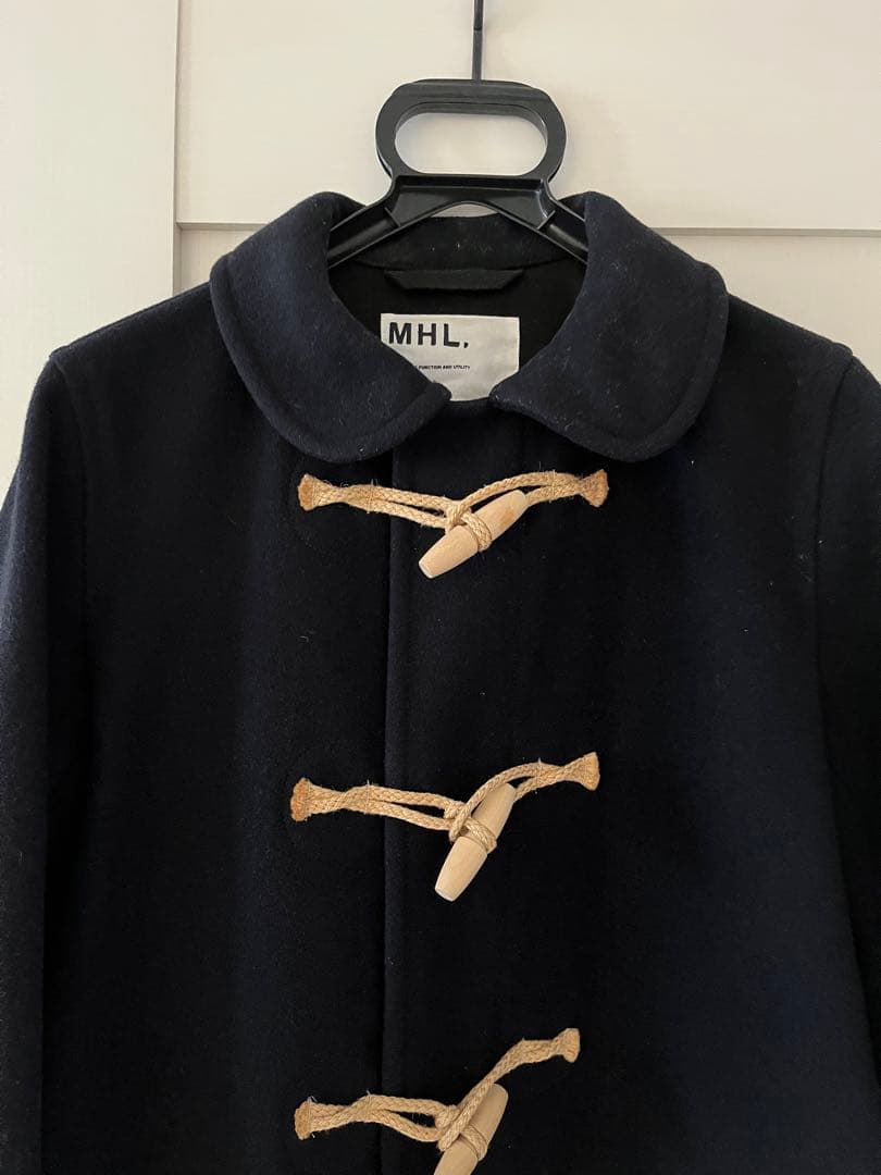 美品　MHL マーガレットハウエル　丸襟　トグル　ダッフルコート　サイズⅡ