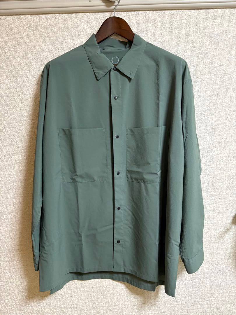 山と道 UL Big Pocket Shirt XL slate green