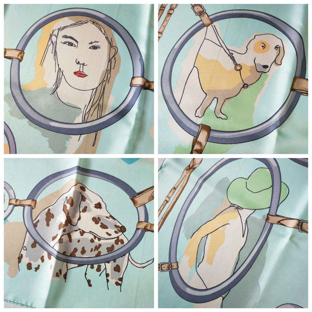 ☘️希少☘️ HERMES カレ90　LES PARISIENS パリの人々