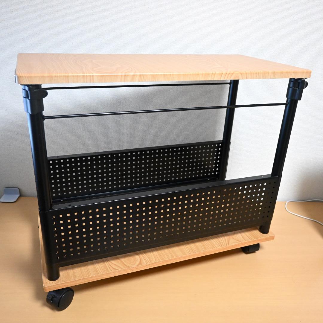 Bauhutte(バウヒュッテ)昇降式L字デスク　スタンダード　木目