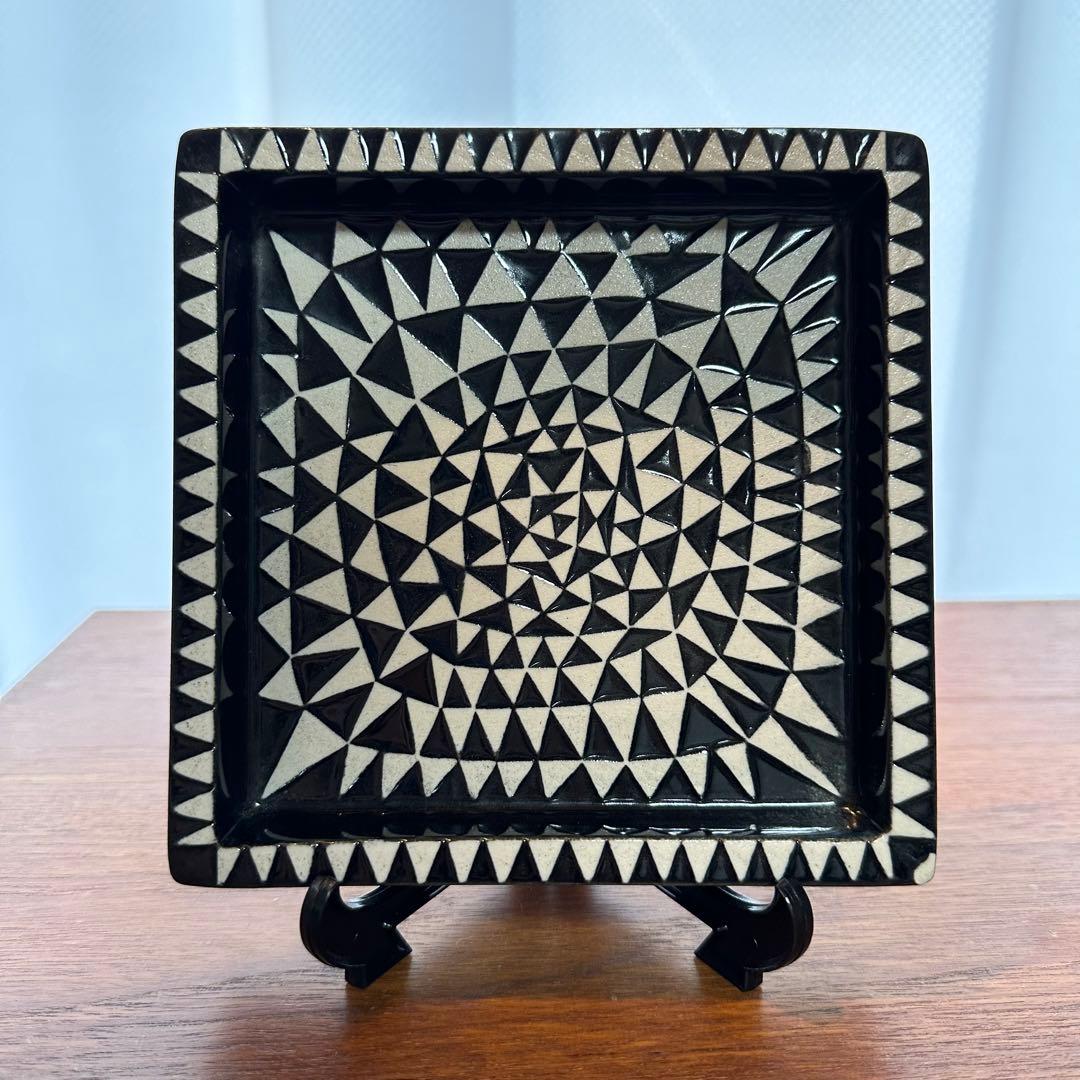 希少品 スティグ・リンドベリ ドミノ トレイ 灰皿 Stig Lindberg