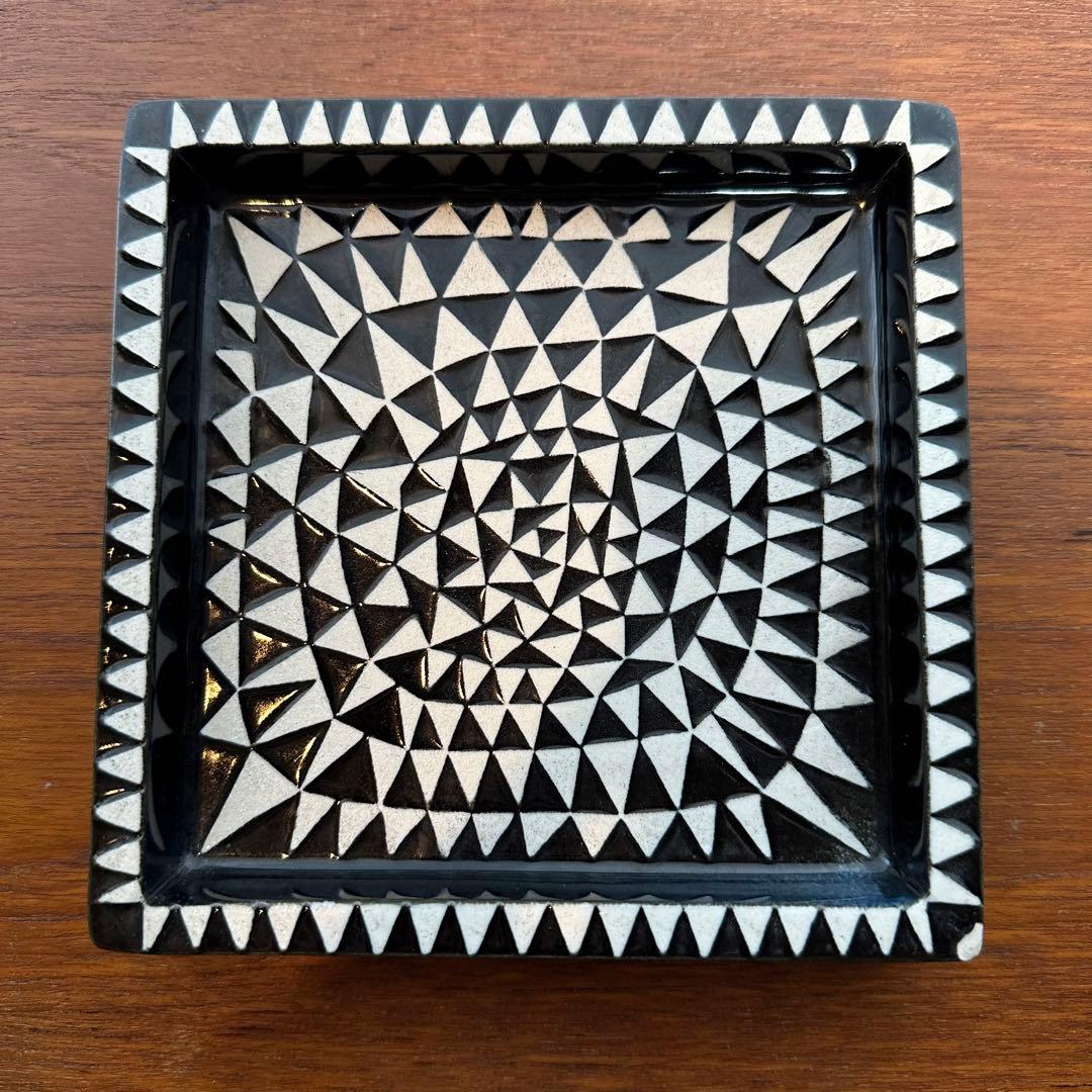 希少品 スティグ・リンドベリ ドミノ トレイ 灰皿 Stig Lindberg