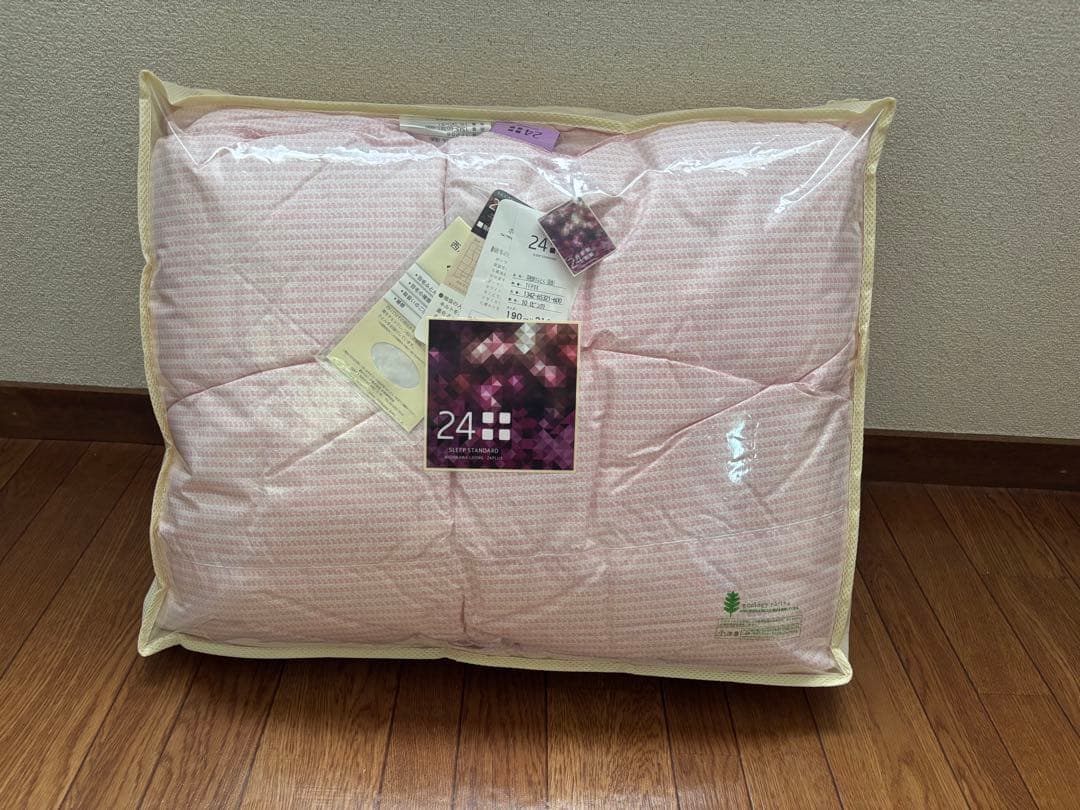 新品 西川(24+) 羽毛肌掛ふとん(ダブル) 送料込 P 定価66000円