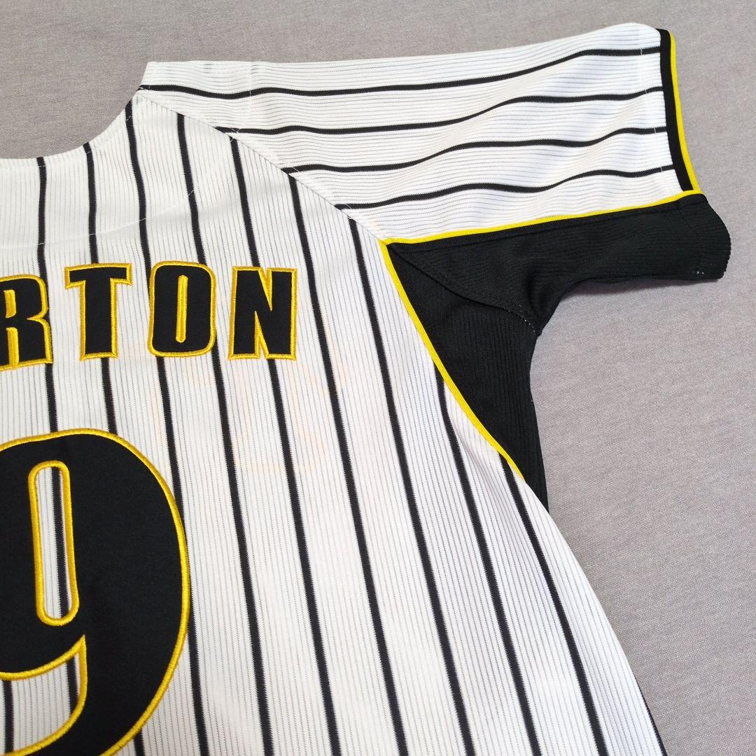 阪神タイガース マットマートン 刺繍 タテジマ ユニフォーム М