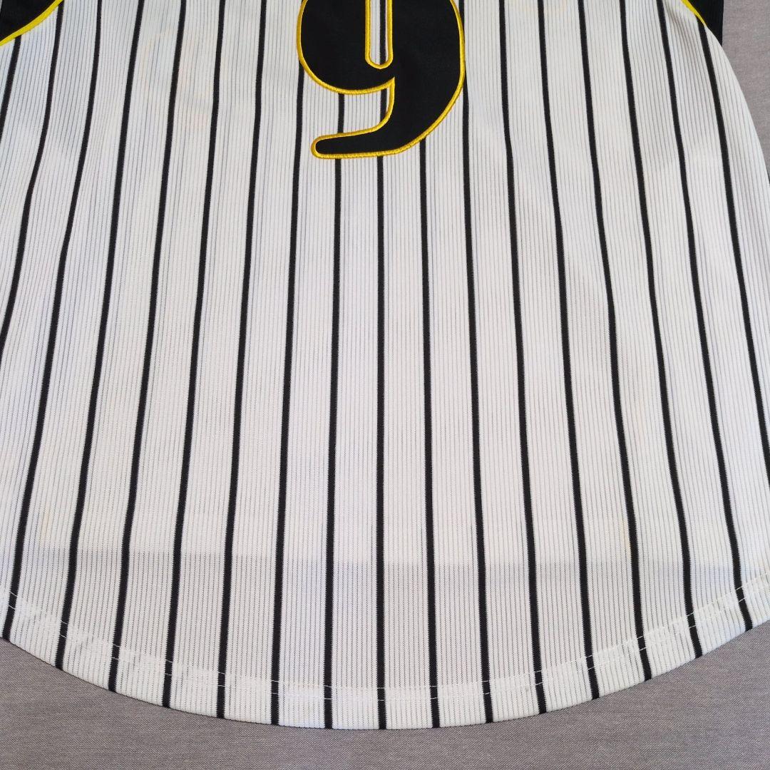 阪神タイガース マットマートン 刺繍 タテジマ ユニフォーム М