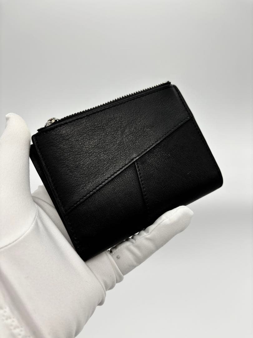 ゆ*や様 LOEWE パズル スリム コンパクト ウォレット ブラック