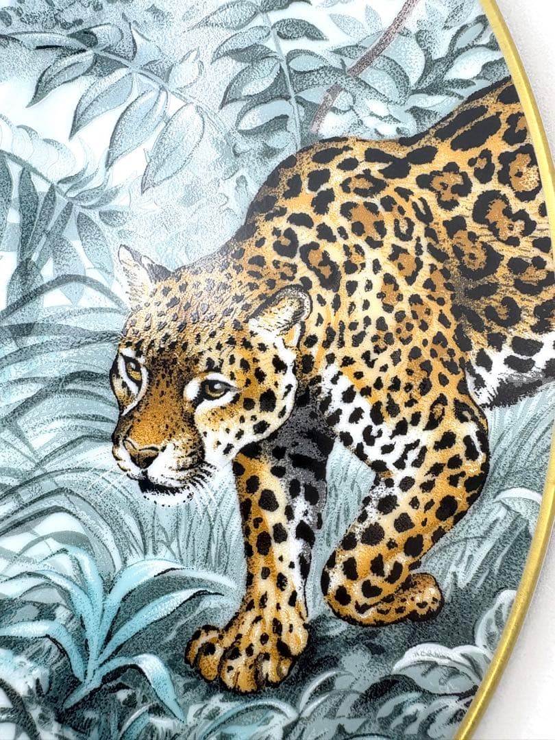 HERMES エルメス　赤道直下のスケッチ　ディナープレート　2枚セット箱付き