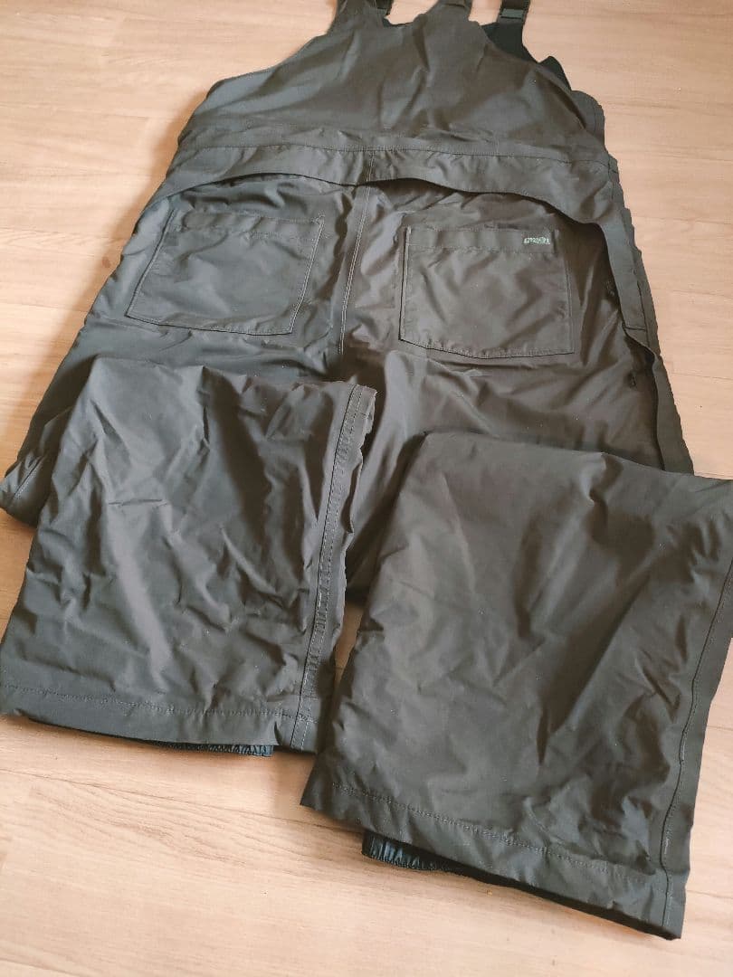 グリーンクロージング★ビブパンツ★茶色L★Green Clothing