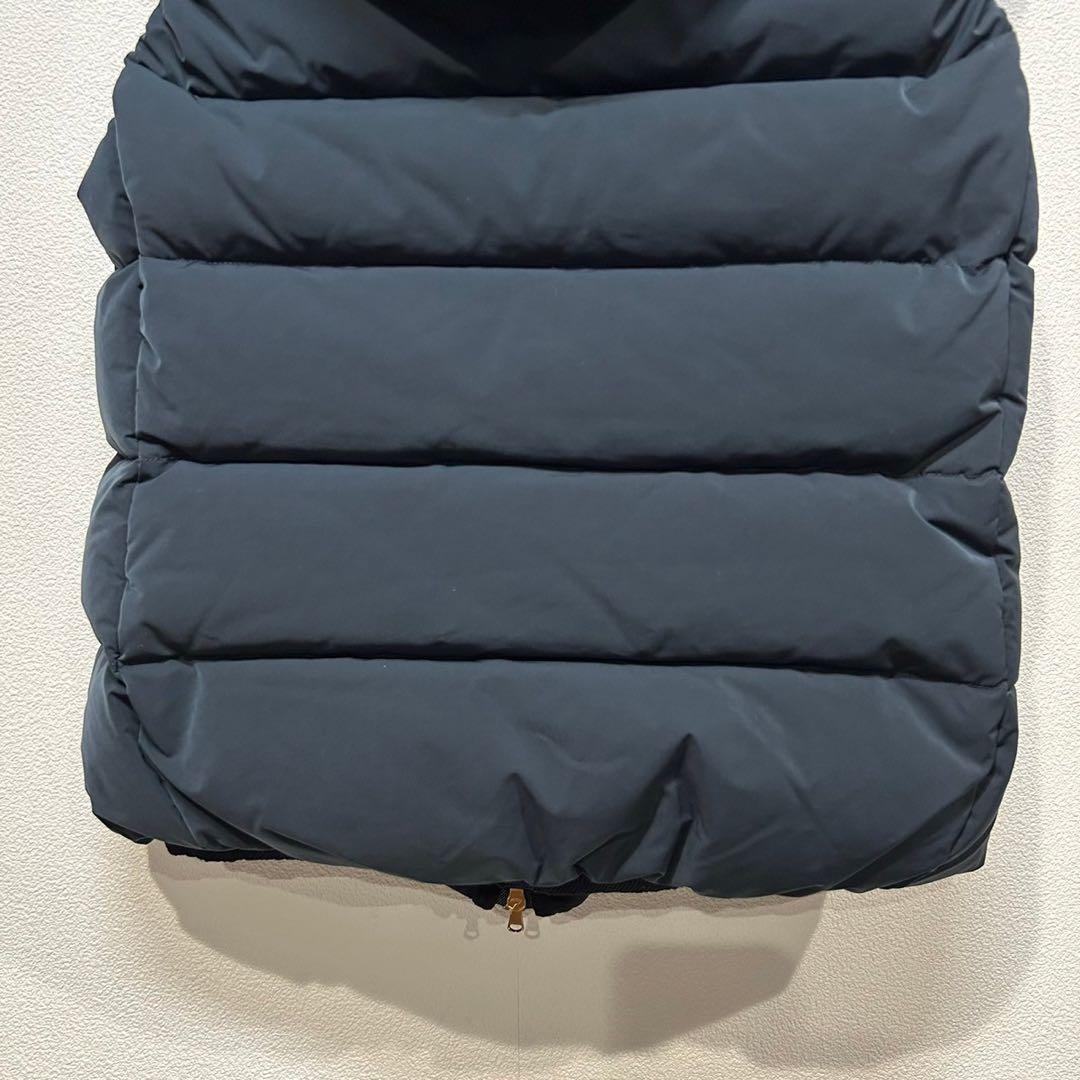 【極美品】タトラス　TATORAS ネイビー ダウンベスト フード付き 03