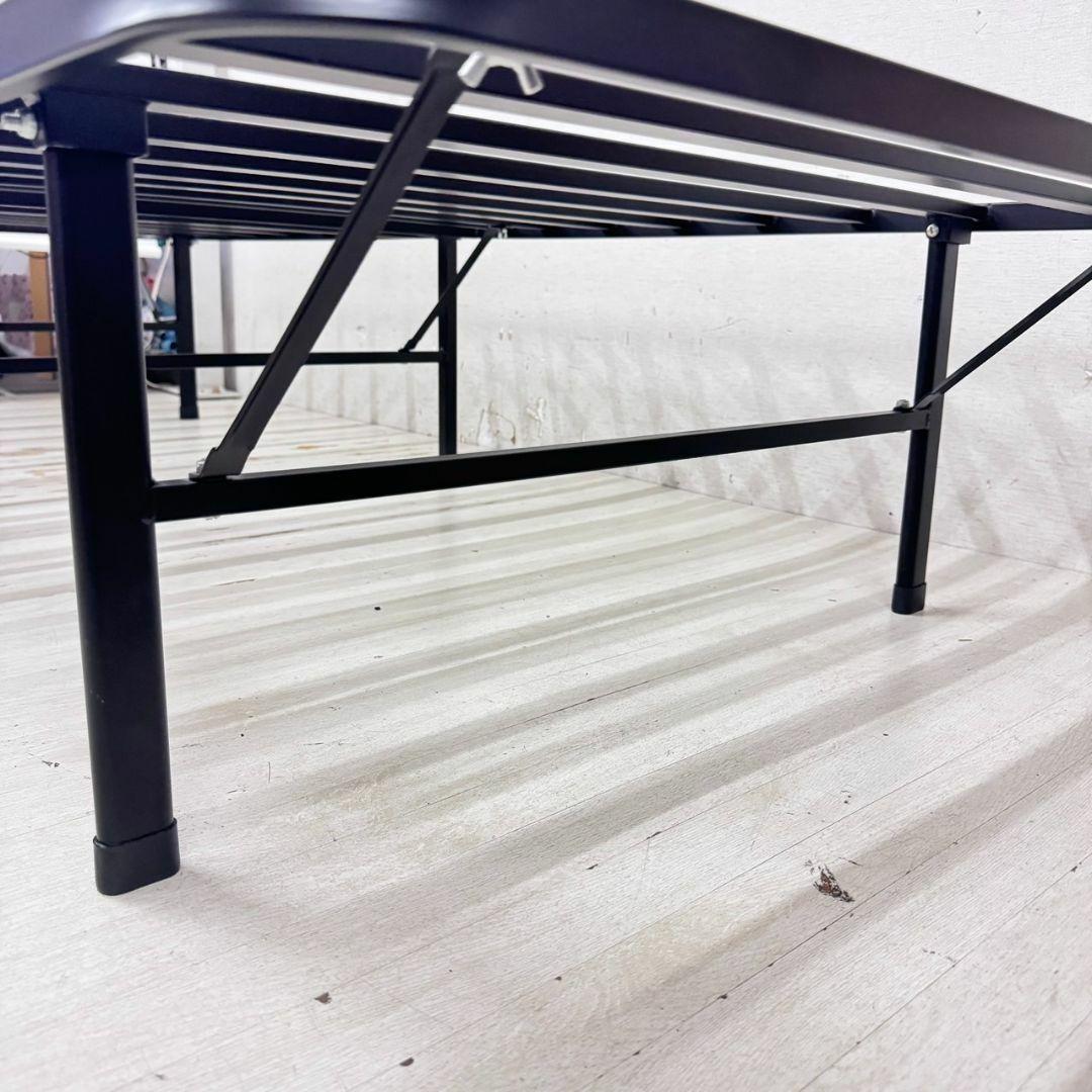 24490 折りたたみセミシングルパイプベッドフレーム