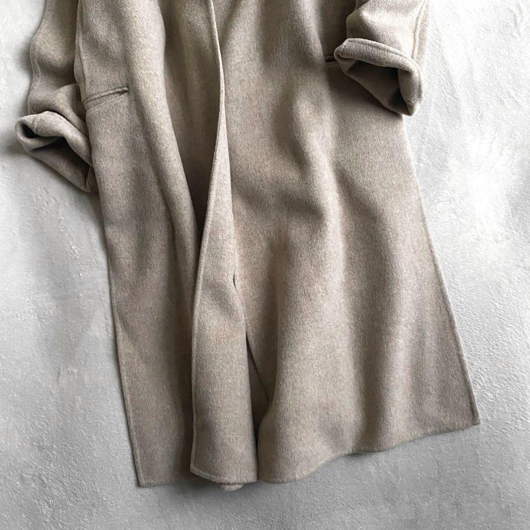 【ほぼ未使用✨】Plage ハミルトンノーカラーコート　定価5.7万　冬活躍　M