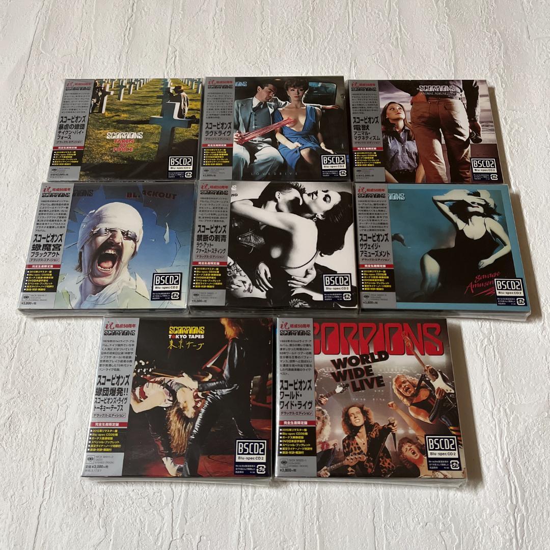スコーピオンズ/デラックス・エディション8枚セット　Blu-spec CD 2
