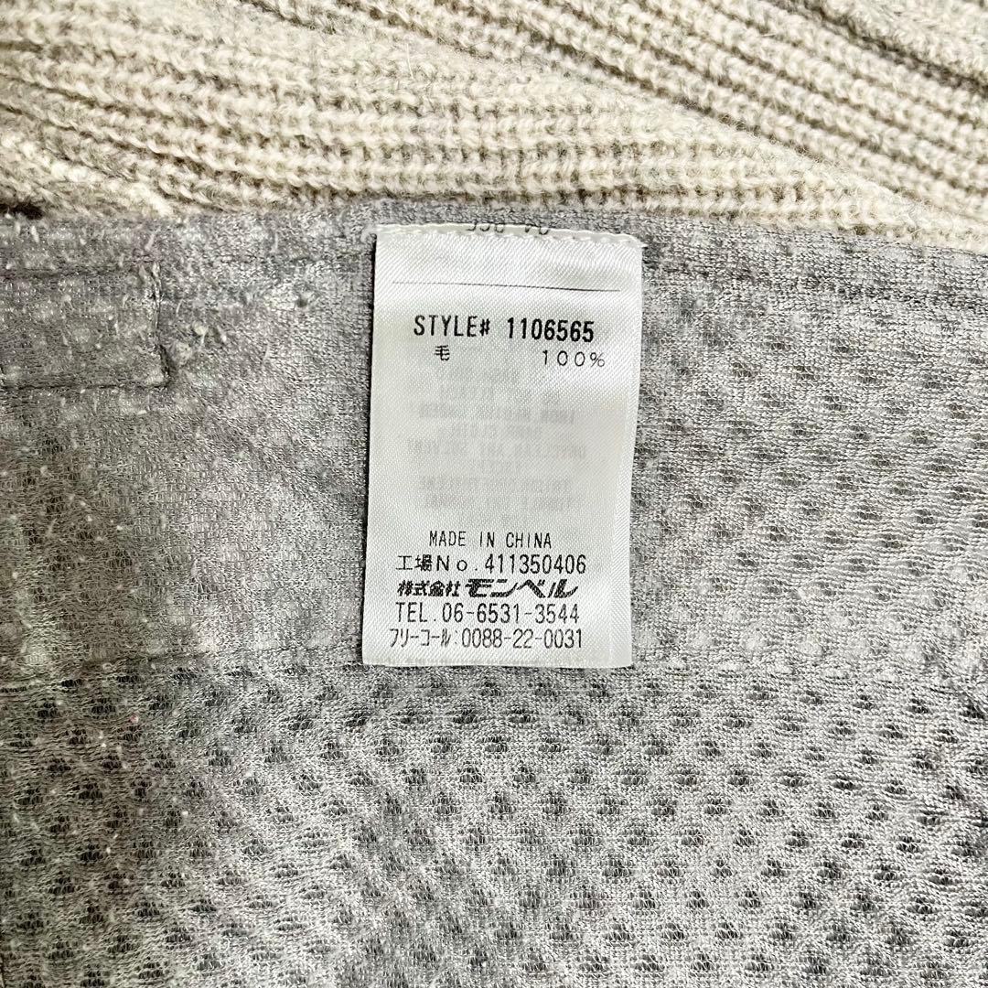 【美品】mont-bellモンベル ミッテルレギ フルジップ セーター