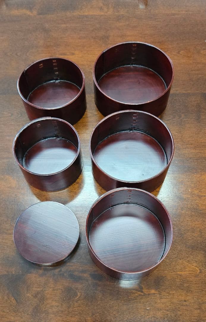 井川メンパ　6点セット　海野想次製造 未使用品