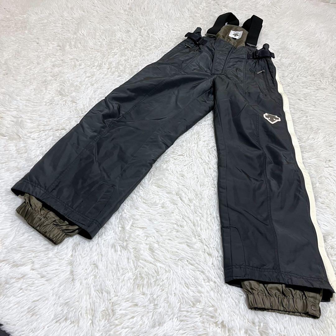 DESCENTE スノーウェア上下M ブラック スキースノボ シンプル 男女兼用