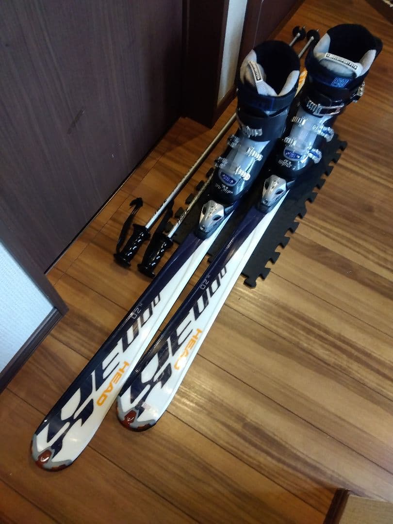 程度良好‼️HEAD/男女兼用/スキーセット・メンテ・WAX済み✔