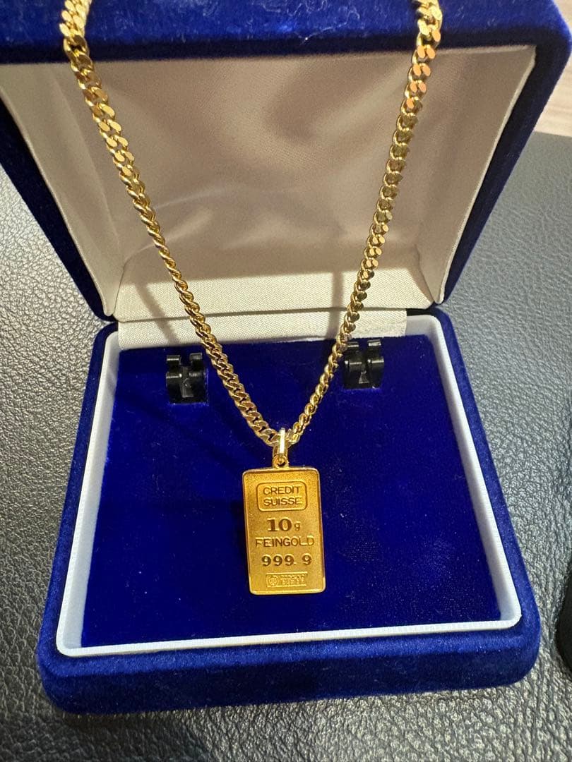 D*1様 遺品生前整理k18GP Credit Suisse 10gレプリカネッ