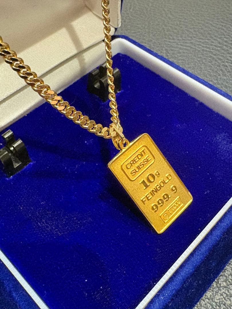 D*1様 遺品生前整理k18GP Credit Suisse 10gレプリカネッ