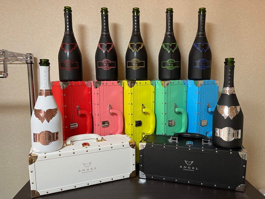 ANGEL シャンパン 空瓶 ボトルケース