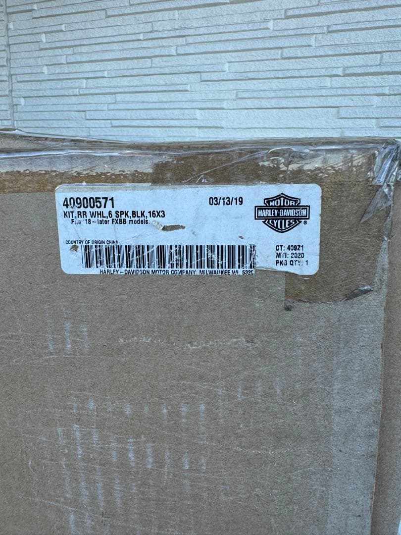 ハーレーダビッドソン ダイナFXDB　純正リアホイール