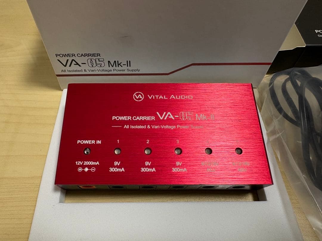 Vital Audio power carrier VA-05 DCケーブル付属