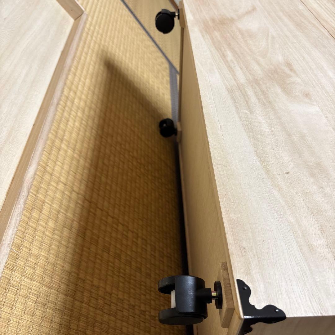 [ダッフィーちゃん]桐製　着物収納ケース　キャスター付き