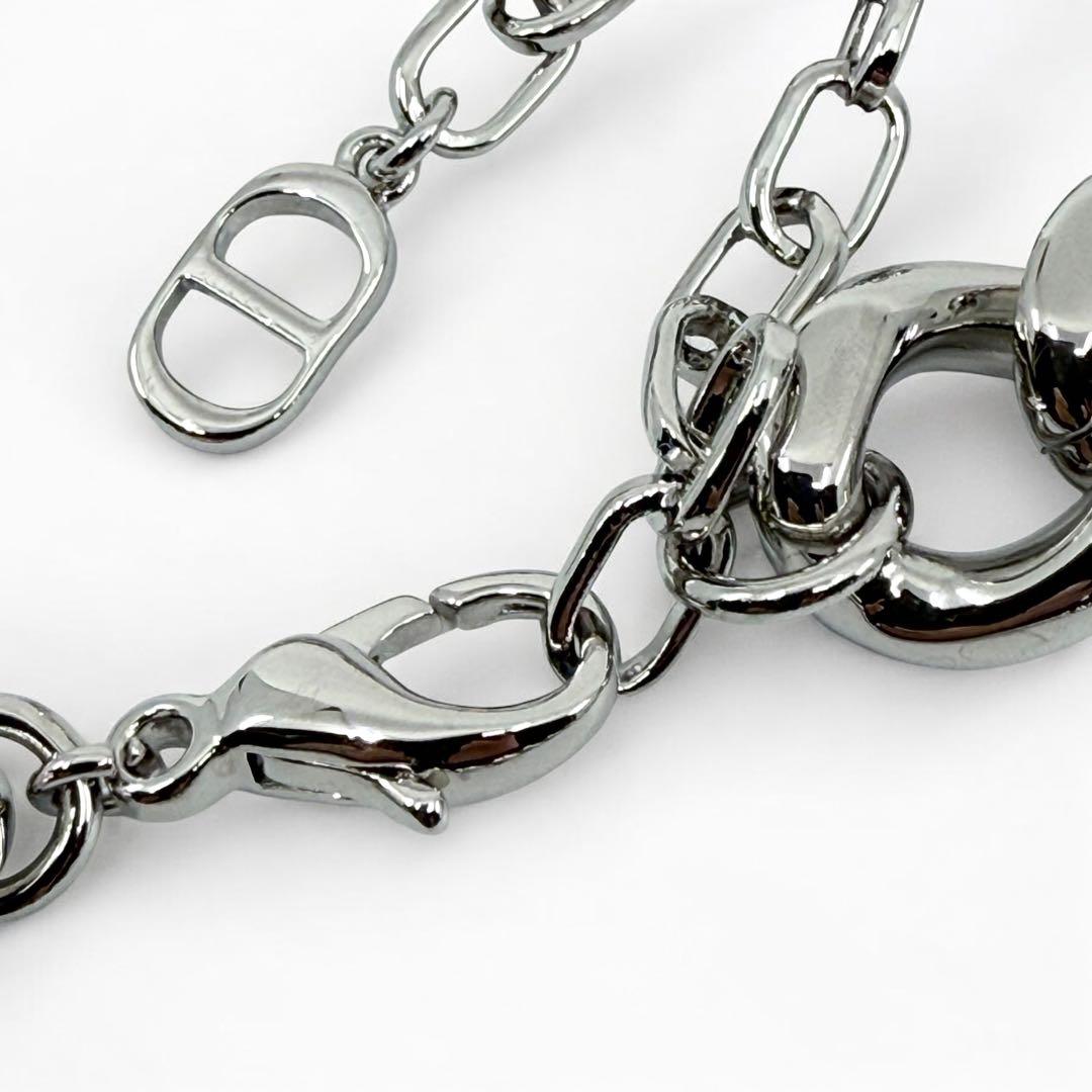 【未使用保管品】ディオール　couture チェーンリンク　ネックレス　プレート