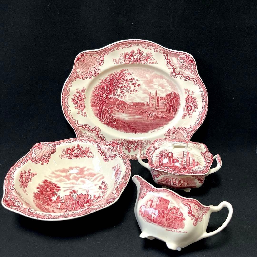 ジョンソンブラザーズ　オールドブリテン　プレート・ボウル・シュガーポット