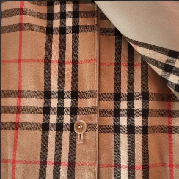 美品【バーバリー】Lサイズ　ステンカラーコート　ノバチェック　ベージュ