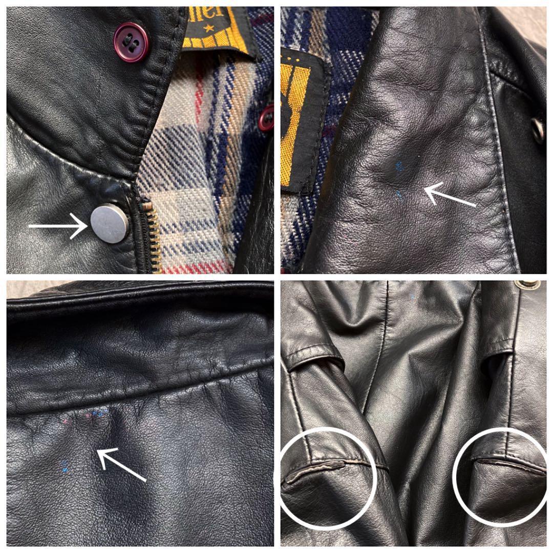 専用　80s A-2タイプ 牛本革レザーフライトジャケット　ビンテージ　レア