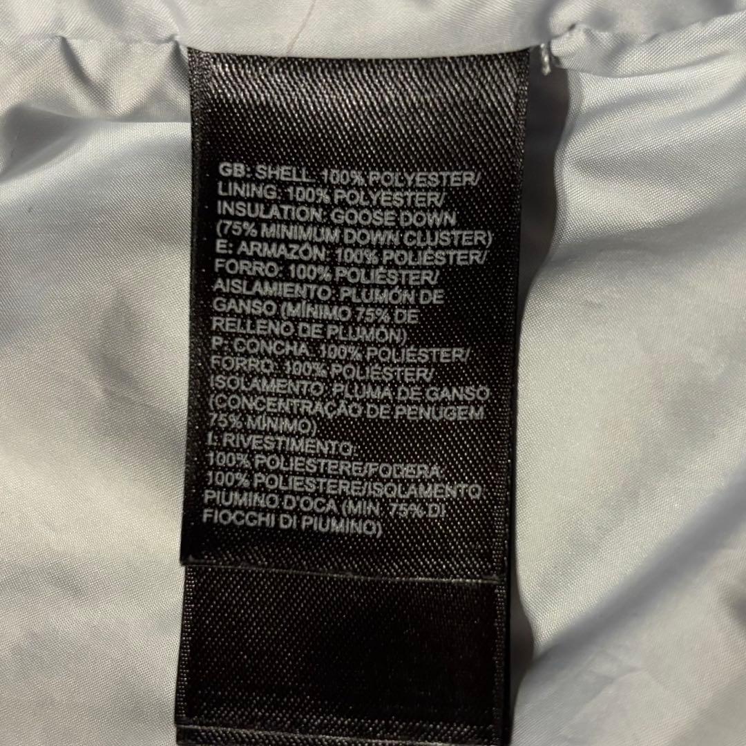 【ソフ&テイル】ダウンベスト　ヌプシ　700刺繍ロゴ　M