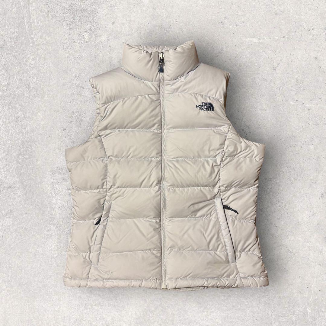 【ソフ&テイル】ダウンベスト　ヌプシ　700刺繍ロゴ　M