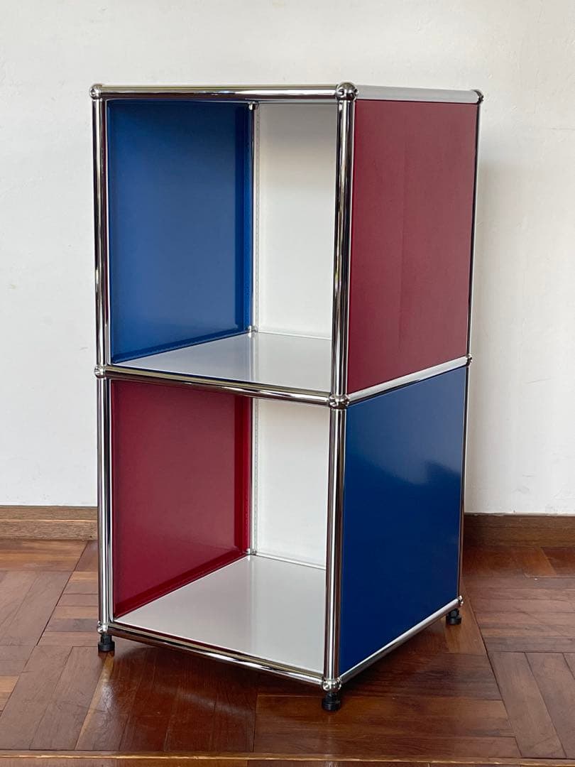 USM ハラー 1列 2段 オープン シェルフ マルチカラー