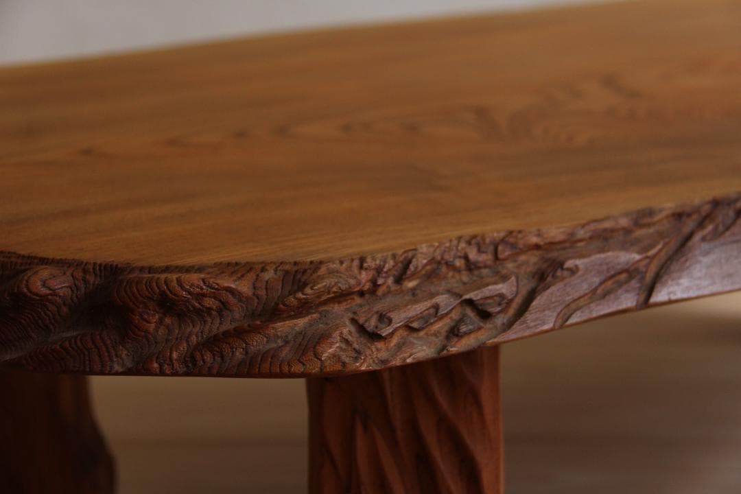 一枚板　天然木　ローテーブル　幅約124㎝