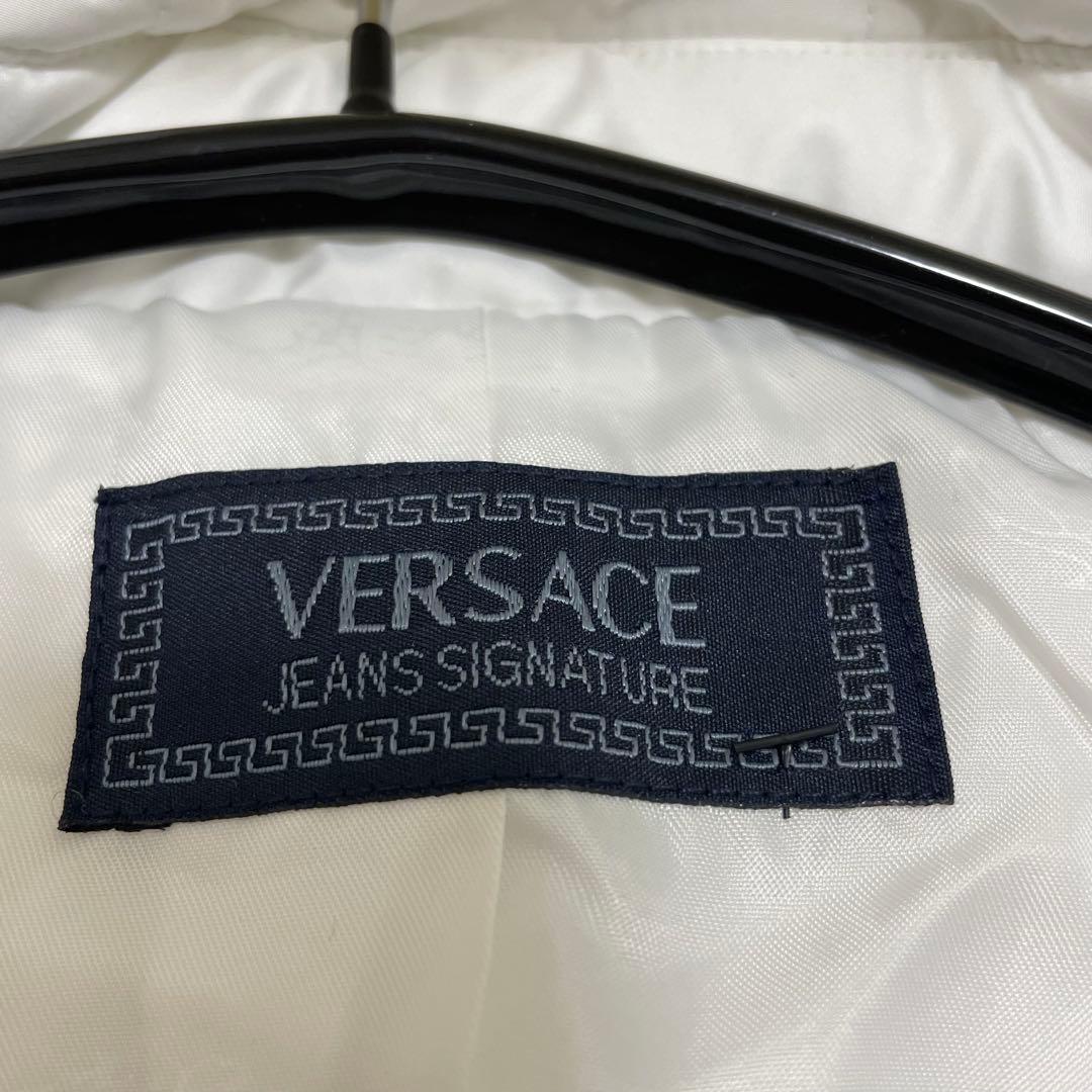 新品✨VERSACE JEANS SIGNATURE 中綿コート ファー
