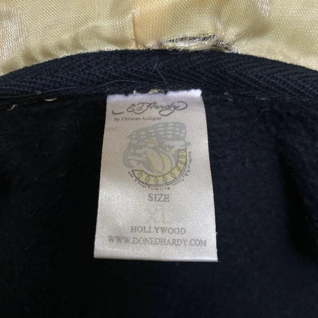 Ed Hardy スカルプリント パーカー　XLサイズ